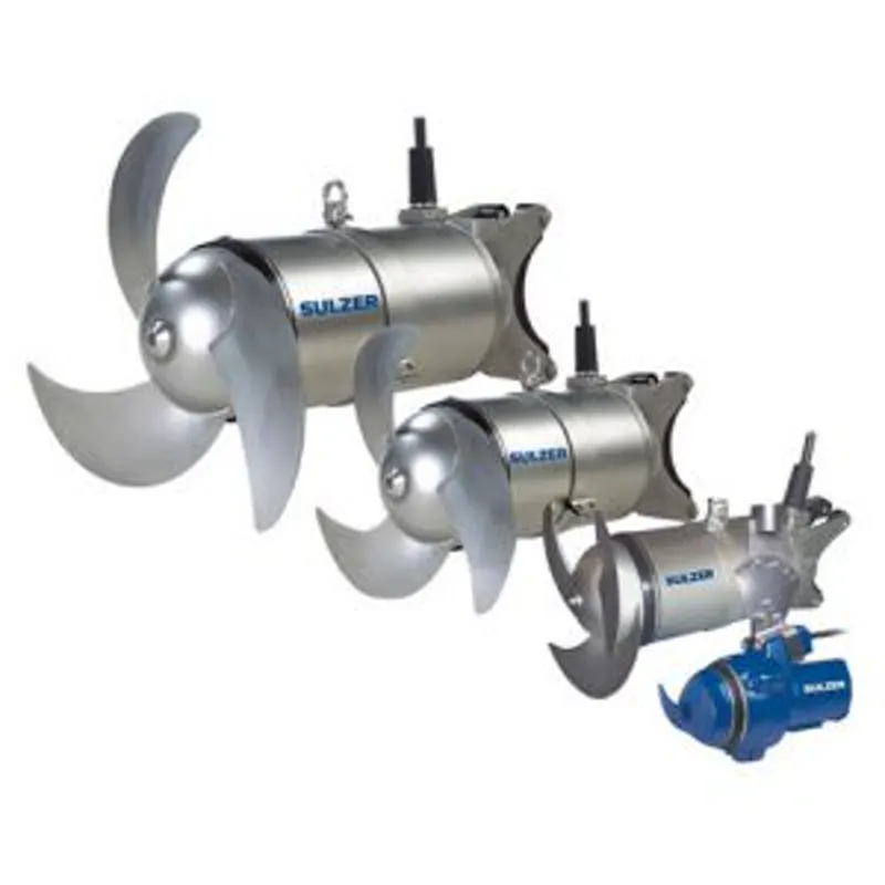 מיקסרים טבולים לביוב SULZER ABS